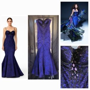 🤩🤩Couture Fouad Sarkis Evening  Mermaid Lace DRESS